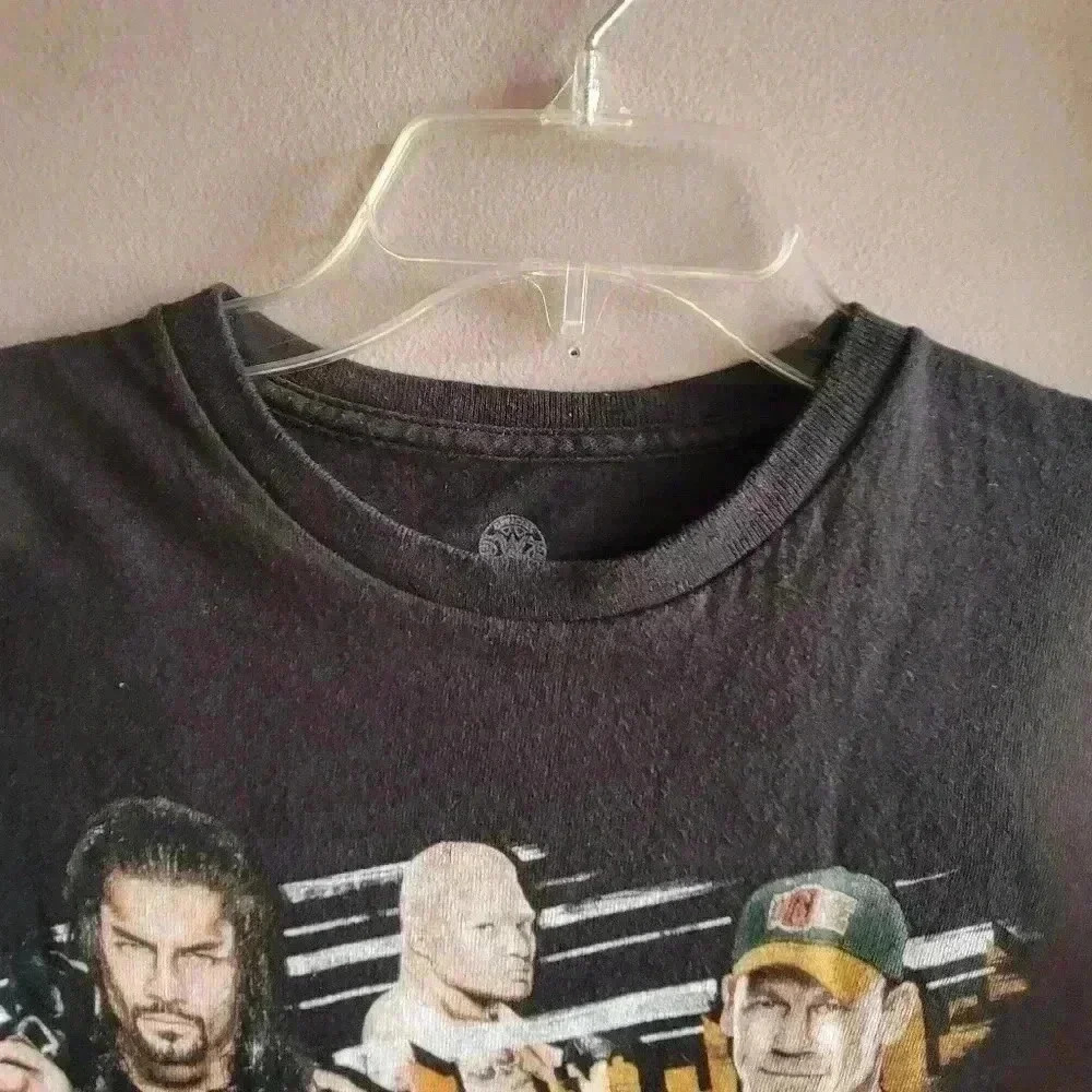 2016 WWE Summer Slam T Shirt Large Roman Reigns John Cena Brock Lesnar Graphic - Picture 7 of 12